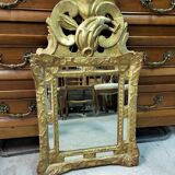 Miroir en bois dore à parcloses du XI ème siècle n35