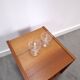 Meuble en teck LP sur roulettes, table d'appoint, table de nuit, armoire 1