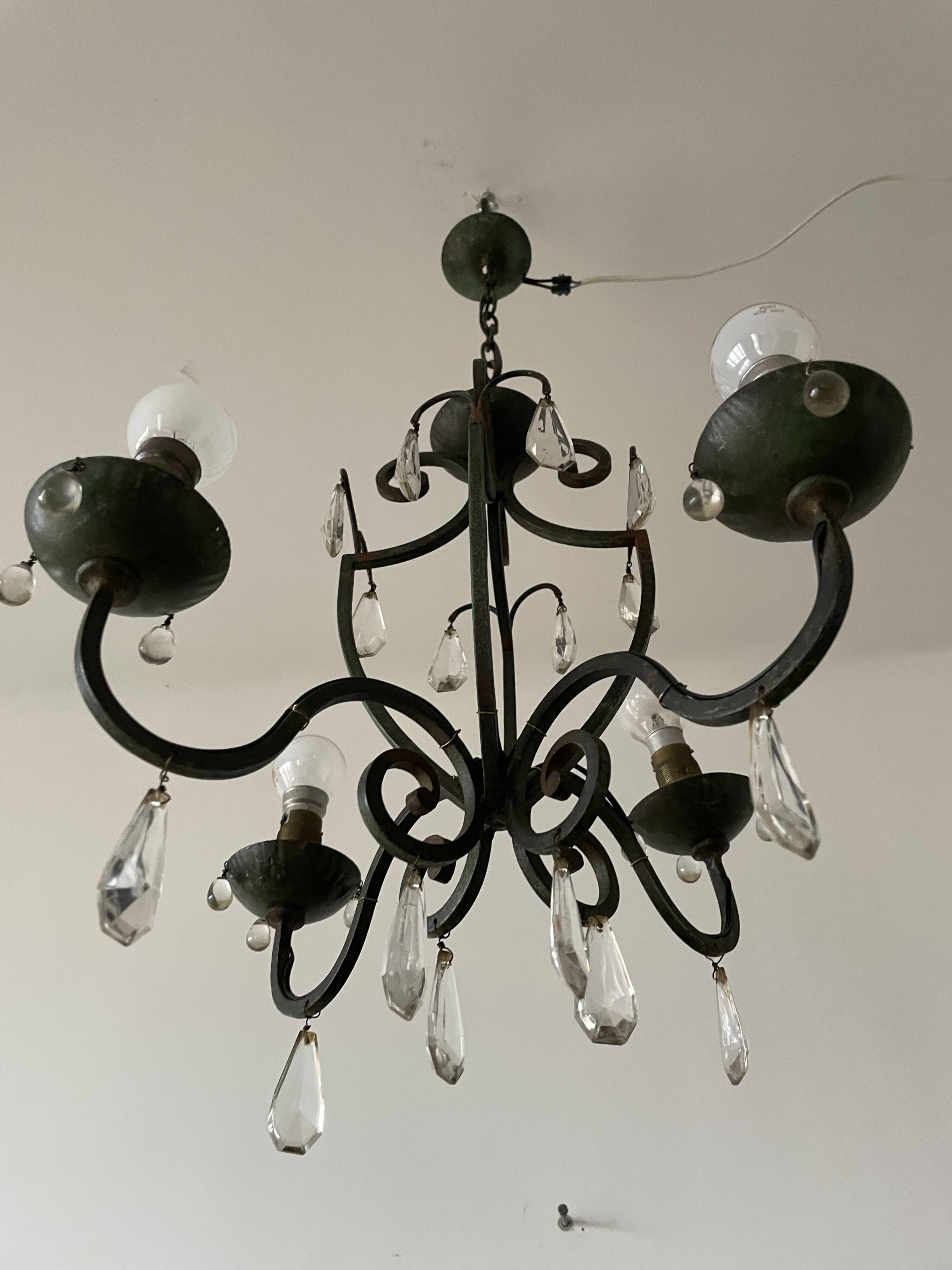 1930s butterfly chandelier