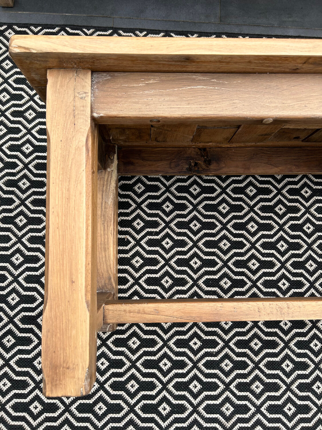 Antique oak coffee table