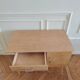 Renovated vintage Baumann desk, 1960s.