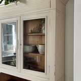 Vitrine ancienne blanche