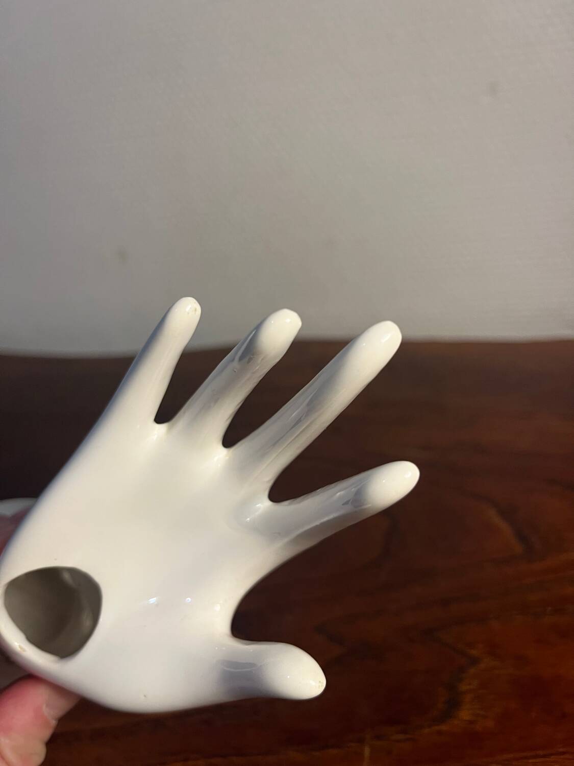 Elegant porcelain soliflore / ring holder handmade – floral decoration a