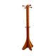 Brutalist, solid pine wood  standing coat rack