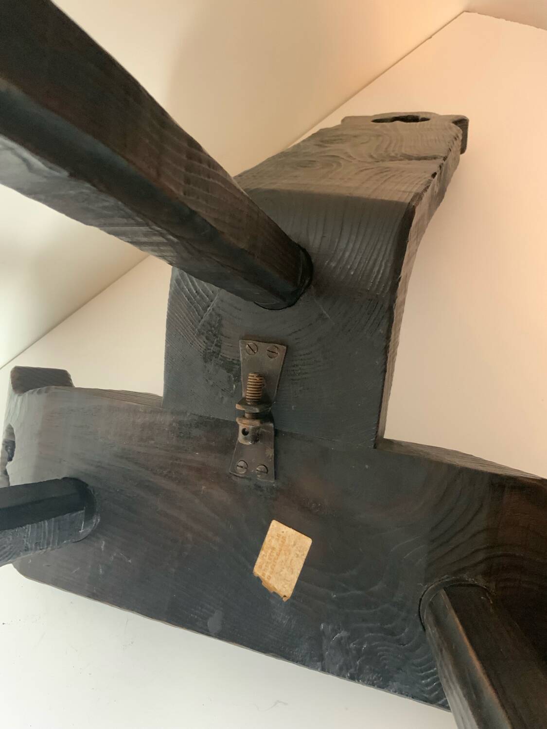 Brutalist pair of chairs