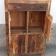 Antique wooden cabinet with 4 doors and 1 drawer