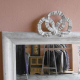 Louis XVI style mirror with decor small knot