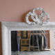 Louis XVI style mirror with decor small knot