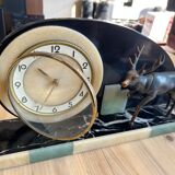 Silvoz antique fireplace clock