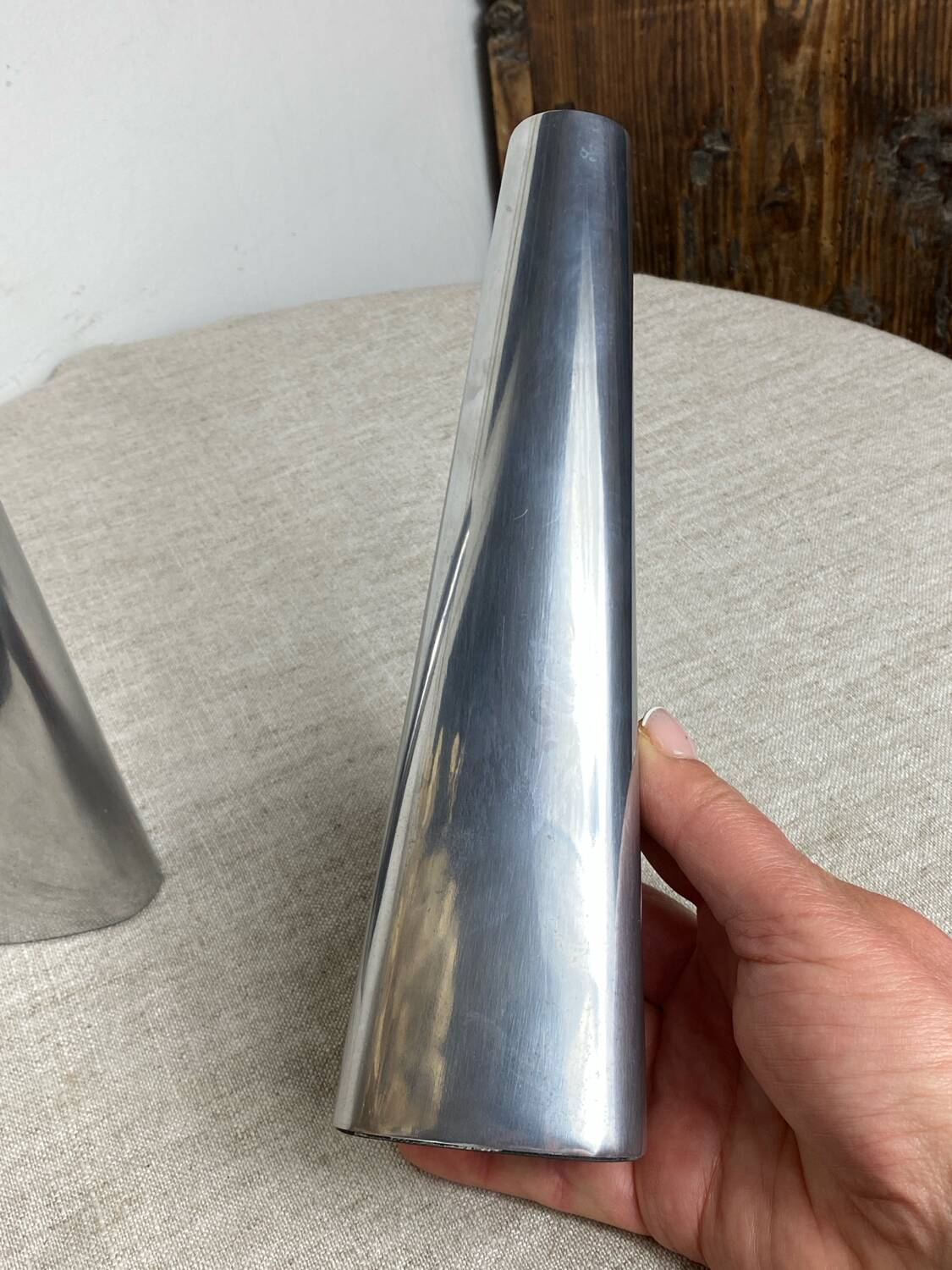 Pair of Swedish design candlesticks, Ehlen Johansson