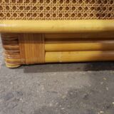Rattan sideboard 1970