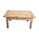 Solid wood coffee table