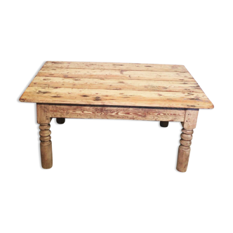 Solid wood coffee table