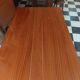 Mid-century vintage coffee table with tapered legs.