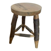 Tabouret rond aux pieds crayons