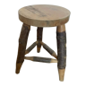Round stool with pencil feet