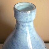 Vase bouteille en céramique émaillée, daté de 1979, signature à identifier