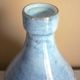 Glazed ceramic bottle vase, dated 1979, signature to be identified