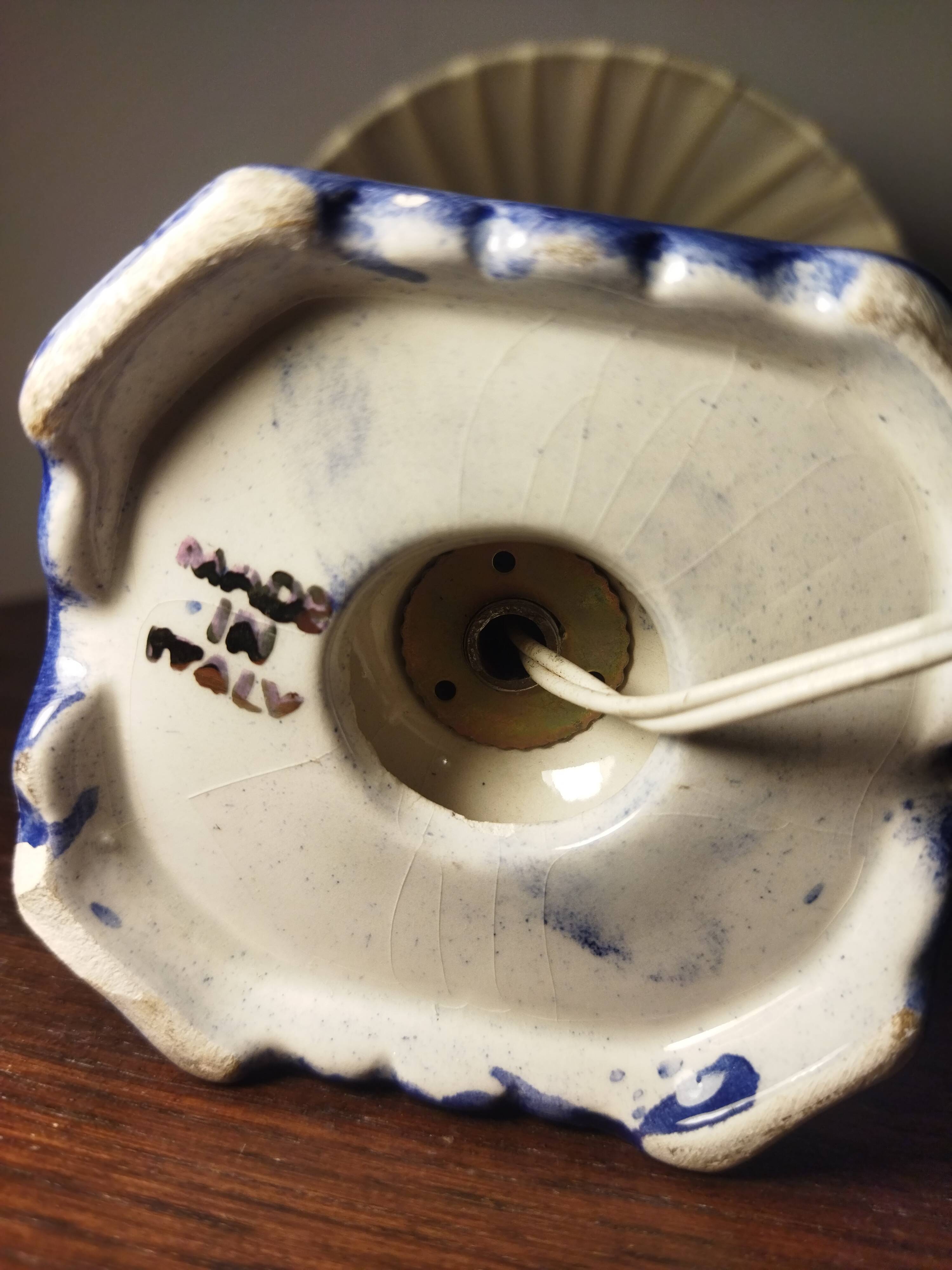 Italian ceramic lamp