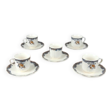 5 coffee cups, Vieux Salins Chevreuse model
