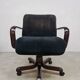 Vintage swivel office desk chair 'Chocolat brown'