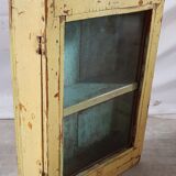 Old window - teak wall shelf