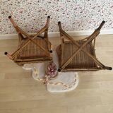 Wicker armchair