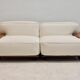 Pianura modular sofa in white fabric by Mario Bellini for Cassina