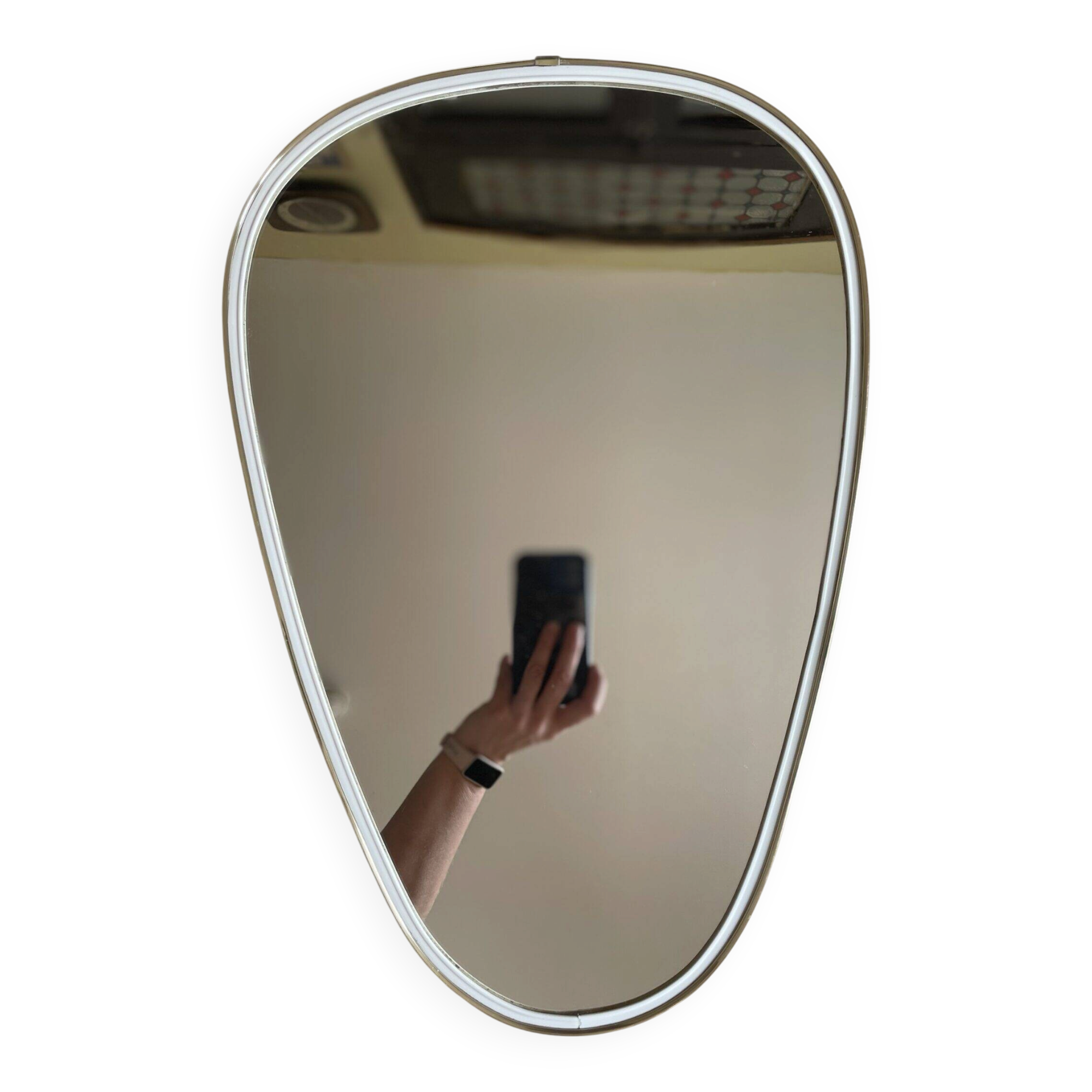 1950s rear-view mirror