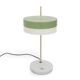 Lampe de table vintage en marbre et laiton de Stilux, années 1950