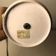 Vintage 1960s articulated metal lamp – off-white
