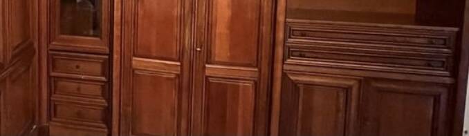 Large wooden dressing room