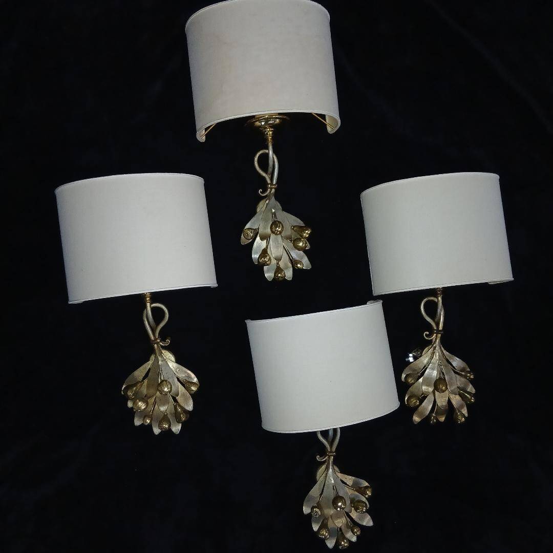 4 CIANI exclusive Italian design lamps, large and timeless wall lights