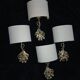 4 CIANI exclusive Italian design lamps, large and timeless wall lights