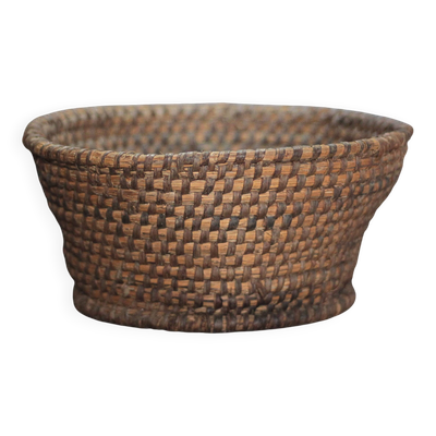 Coupe osier ancienne, bourgne paille et ronce, coupe tressé, campagne, chal