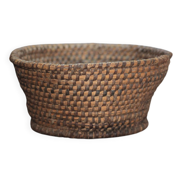 Coupe osier ancienne, bourgne paille et ronce, coupe tressé, campagne, chal