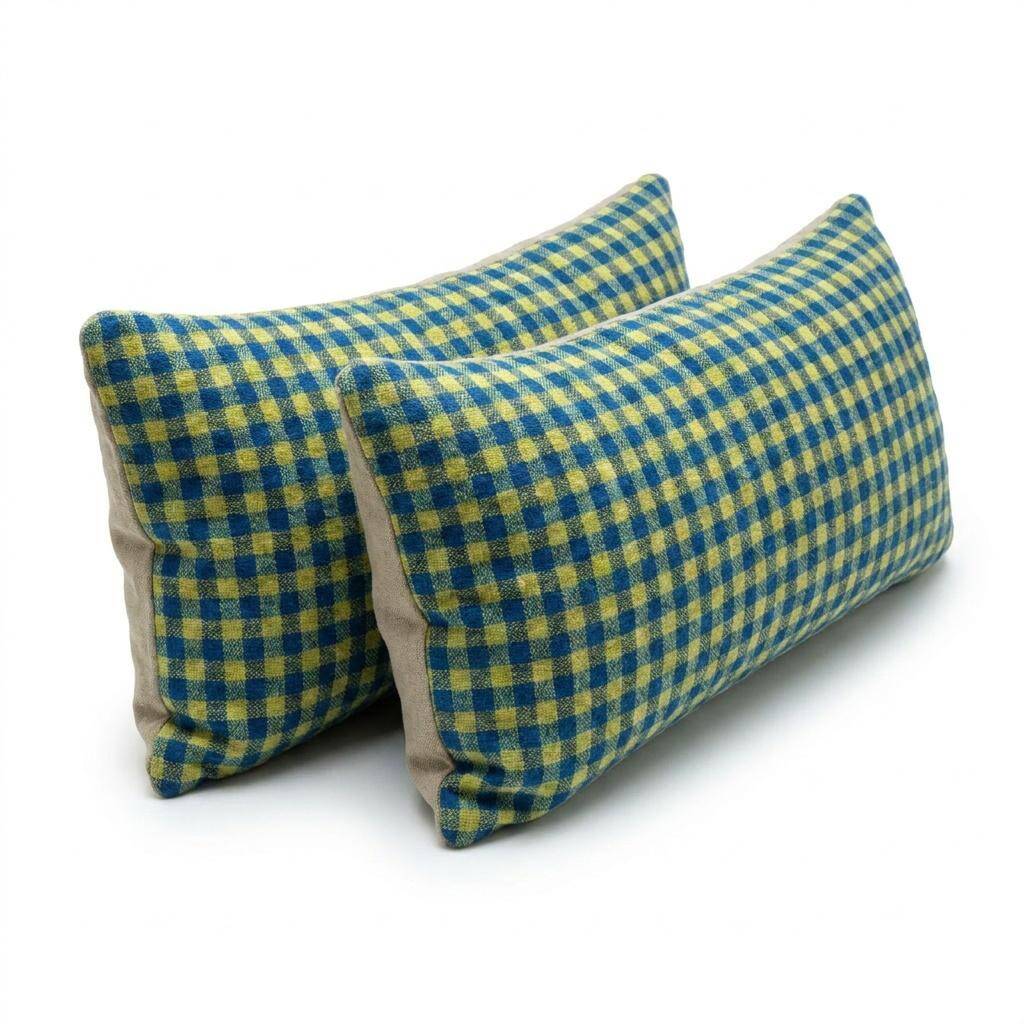 Set of 2 vintage kilim cushion covers 38x119 cm
