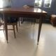 Mid-century Scandinavian dining table (with integrated extensions)