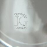 6 heavy crystal whisky glasses JG Durand