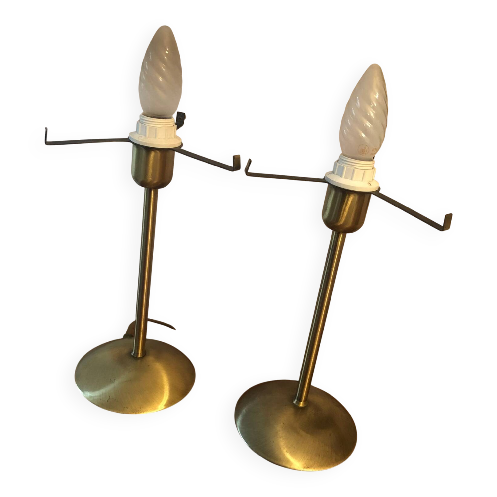 Pair of vintage table lamps Honsel Leuchten