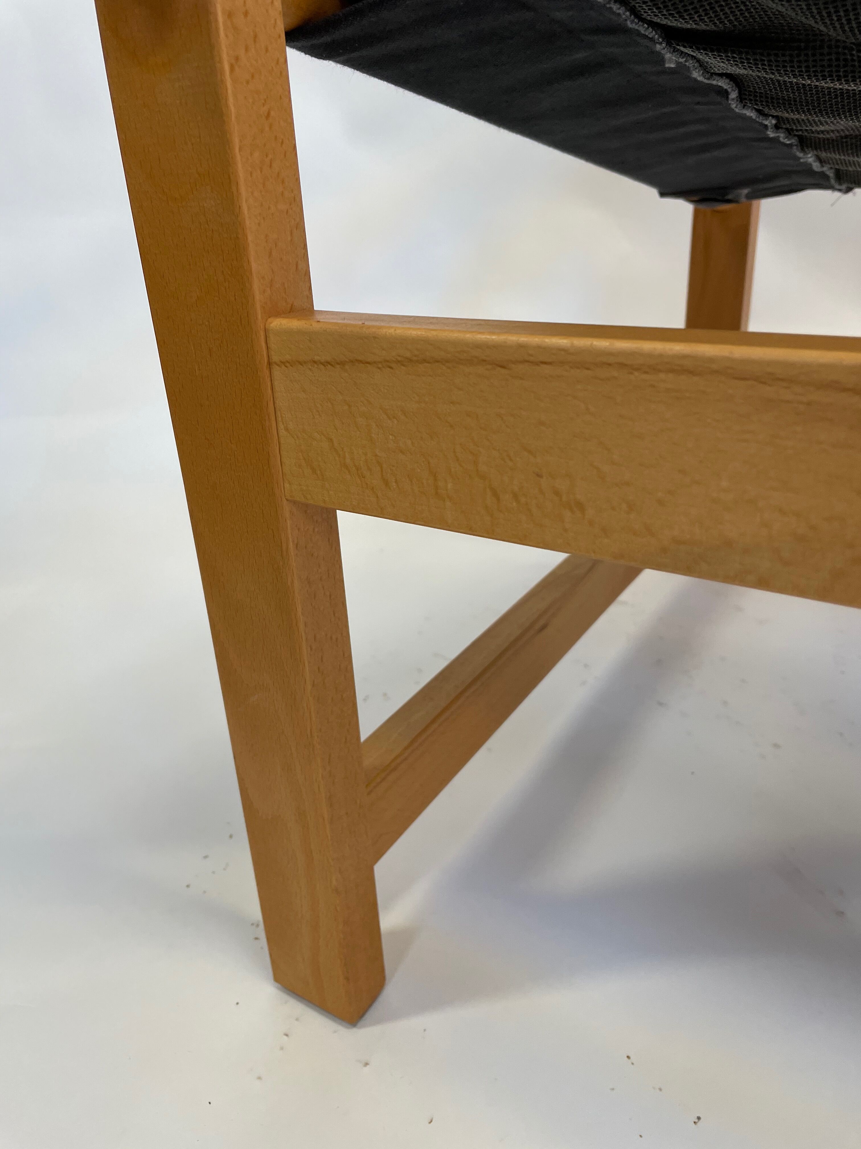 Vintage Safari Chair 1980s Hyllinge Møbler Denmark