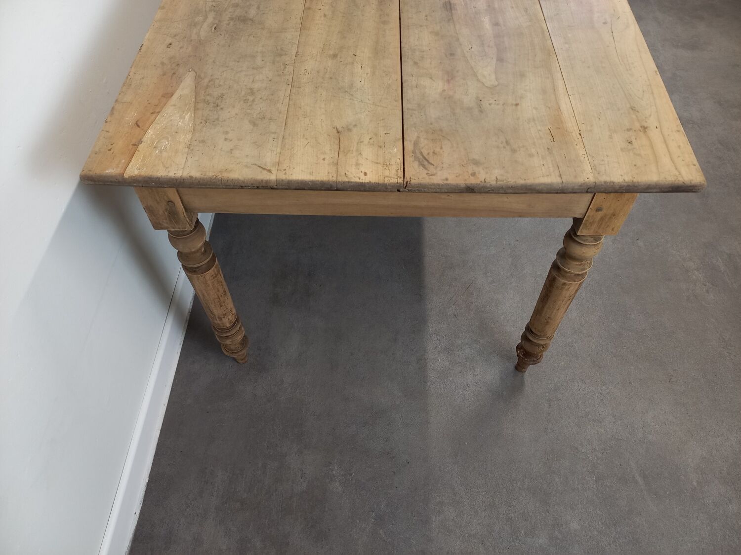 Table de ferme ancienne 150 cm