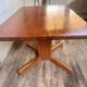 Coffee table raised in Scandinavian teak 1960