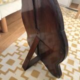 antique 19th century English rosewood mirror with mounting system