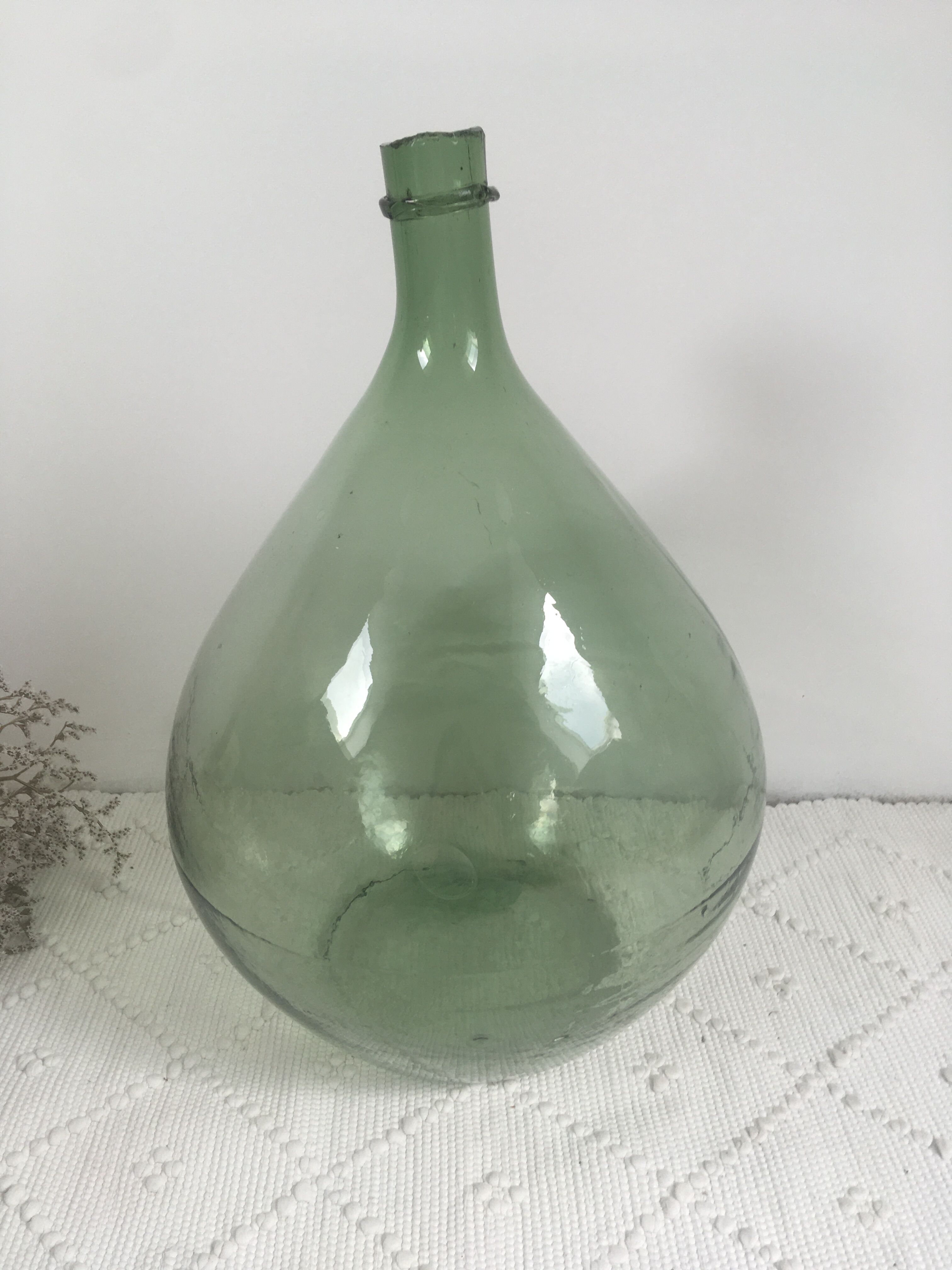 Demijohn vintage green 15L
