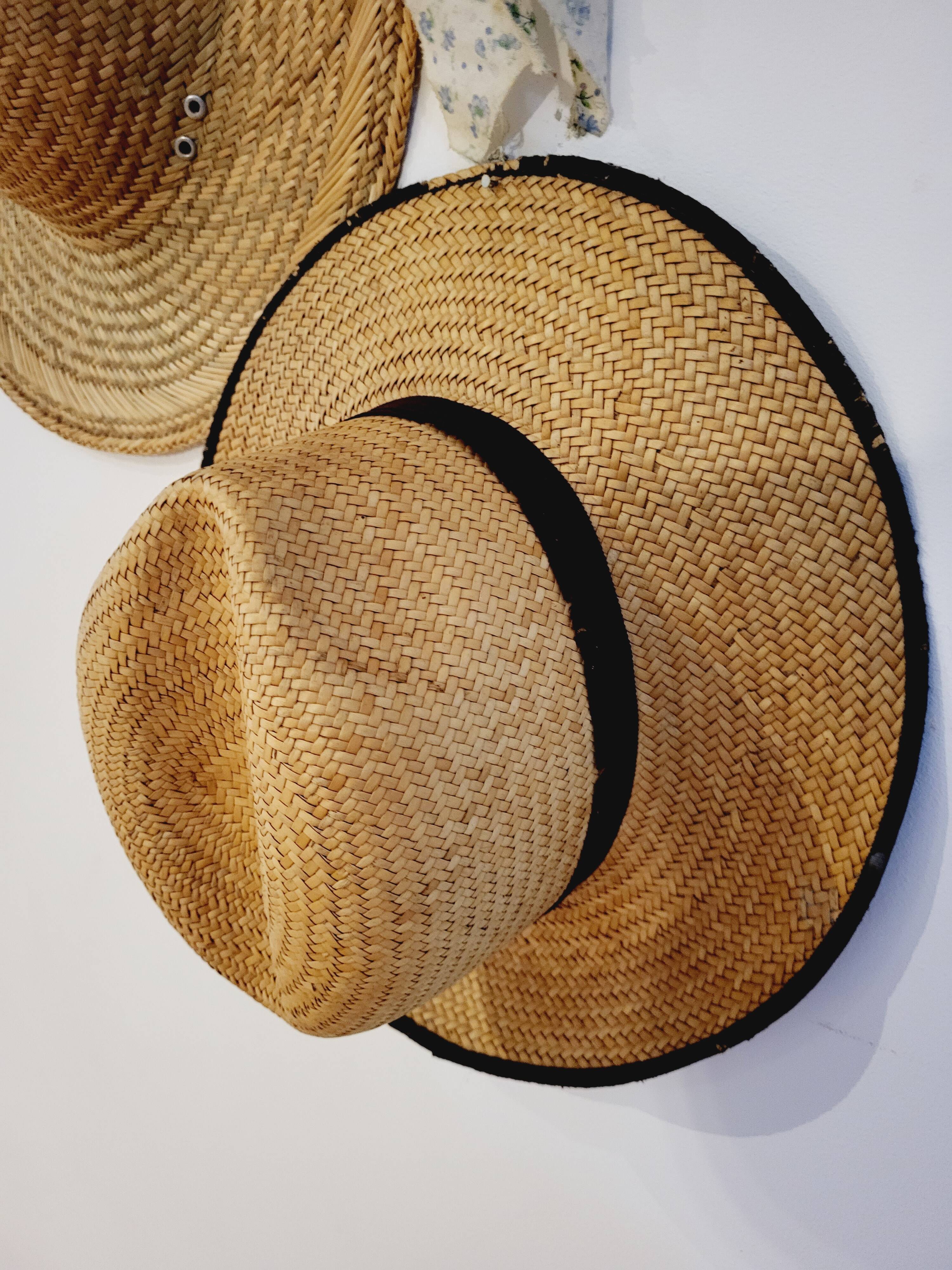 Wall decoration hats vintage