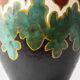 Gouda Pottery Table Lamps, Pair, Dutch Art Deco Floral, New Silk Shades