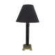 Lamp with brass foot