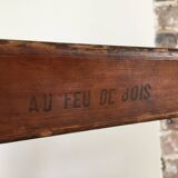 Folding chairs "by the wood fire"