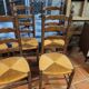 Lot de 5 chaises de salle à manger picarde
